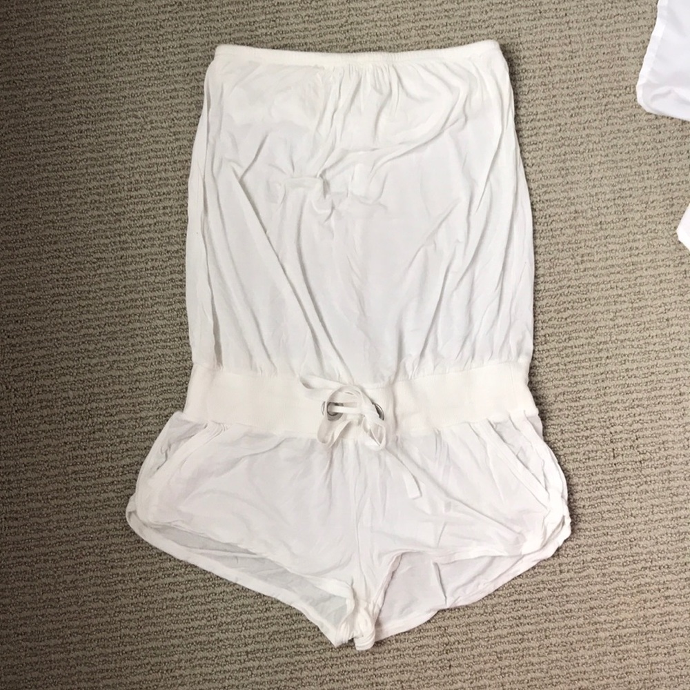 White Victoria Secret Swimsuit Romper cover-up